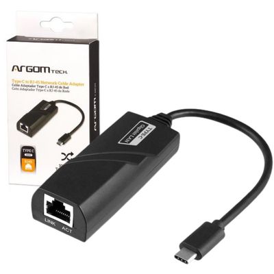 ARGOM TYPE C TO RJ45 GIGBIT ADAPTER 6&quot;/15CM