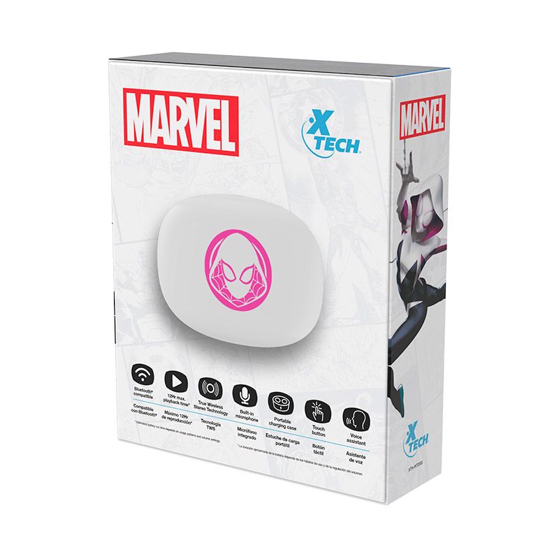 Xtech XTH-M701SG - True wireless earphones - Wireless - earbuds Marvel Ghost Spider