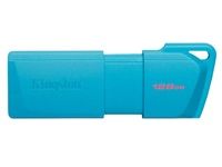 Kingston - USB flash drive - 64 GB - USB 3.2 Gen 1 - NEON Aqua Blue KC-U2L64-7LB