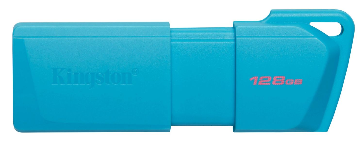 Kingston - USB flash drive - USB 3.2 Gen 2 - NEON Aqua Blue