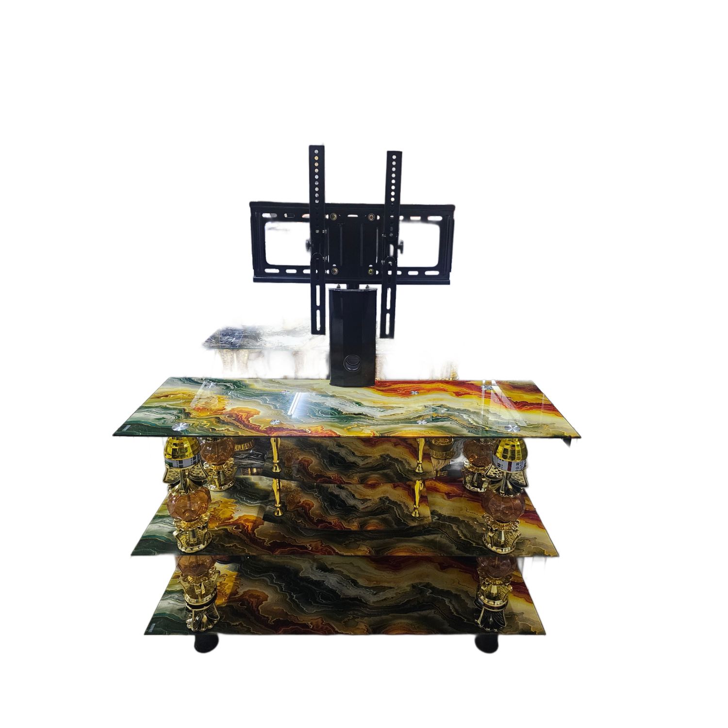 BIG TV STAND (GLASS+METAL)