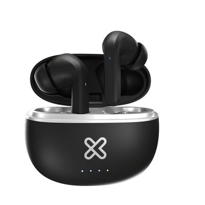 Klip Xtreme - KTE-750BK - True wireless earphones - For Home audio / For Portable electronics / For Tablet / For Cellular phone - Wireless - ANC - 26hrs - Black - Active Noise Canceling - 26 hours of