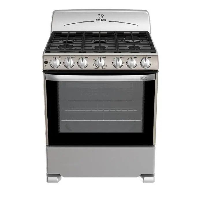 CETRON EC7659BFIX 30&quot; 6 BURNER STOVE SILVER