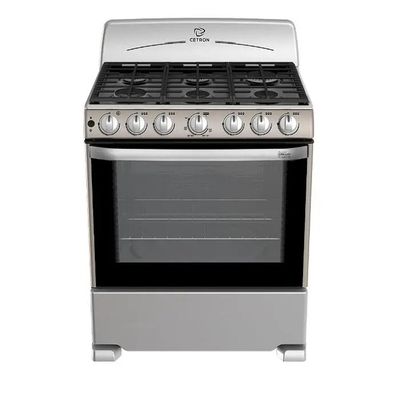 CETRON EC7659BFIX0 30&quot; 6 BURNER STOVE SILVER