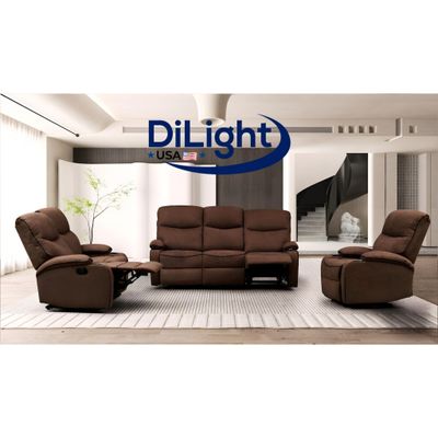 DL-CRUSHY-COMFORT321  SOFA (CHOCOLATE BROWN)
