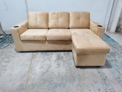 DL-1504-SF-L SHAPE SOFA (BEIGE)