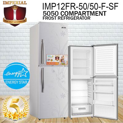 IMP12FR-50/50-F-SF IMPERIAL  FROST FRIDGE SILVER