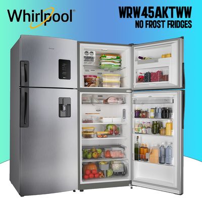 WRJ43AKTWW WHIRLPOOL 14 CB WATER DISP FRIDGE