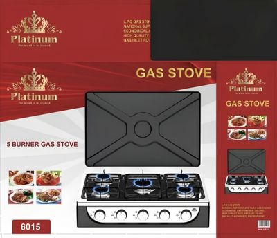6015 PLATINUM 5 BURNER GAS STOVE TABLE TOP
