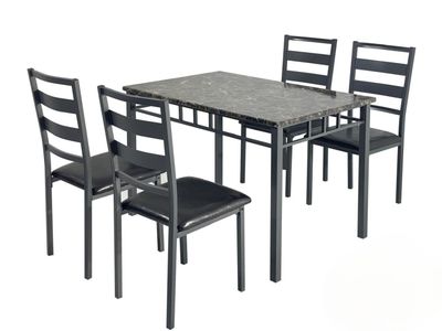 DS-622 DINING TABLE 1+4 CHAIRS