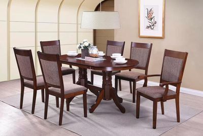 BSK 70660 BLUESONIC DINNING TABLE SET 1+6