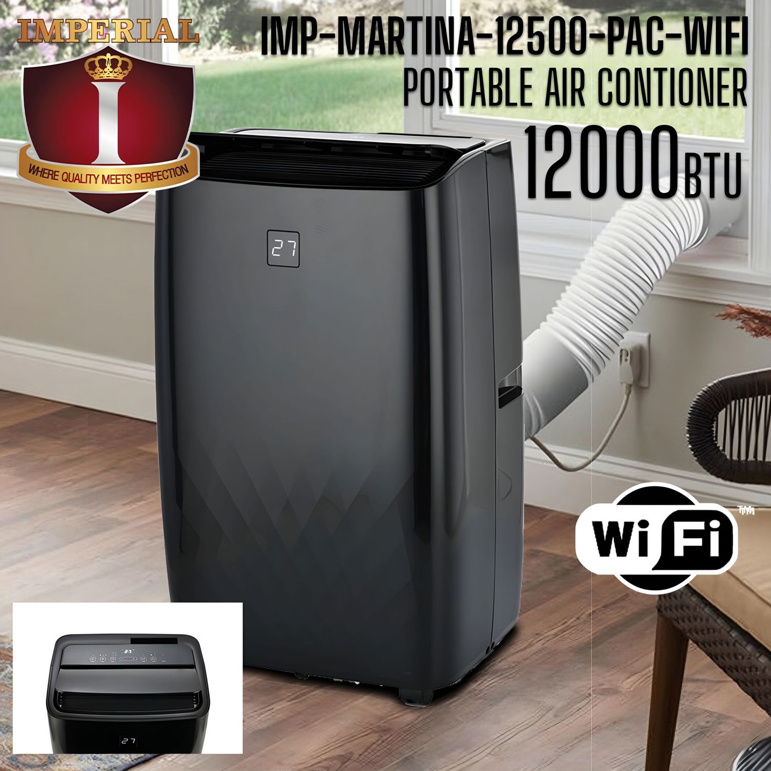 IMP-MARTINA-12500-PAC-WIFI QUIET MOTOR IMPERIAL  PORTABLE A/C