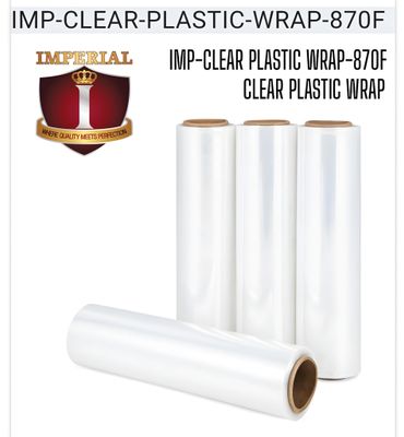 IMP-CLEAR PLASTIC WRAP IMPERIAL --870 FEET  LONG 4PCS/1 CASE