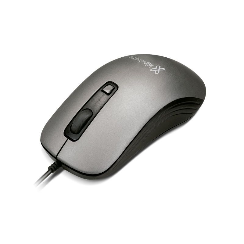 KMO-111 Klip Xtreme - Mouse - Wired - USB - Gray - 1600dpi