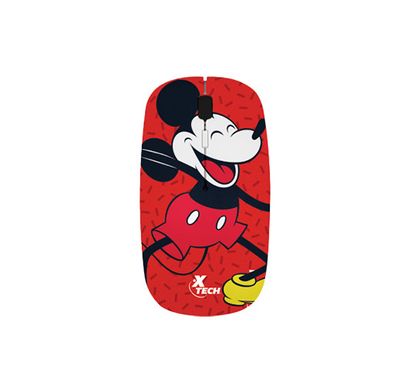 Xtech - XTM-D340MK - Mouse - 2.4 GHz - Wireless - Bright red - Disney Mickey Mouse