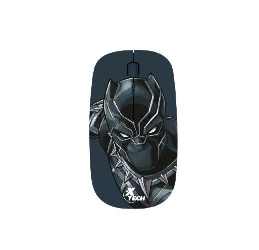 Xtech - XTM-M340BP - Mouse - 2.4 GHz - Wireless - Black - Marvel Black Panther