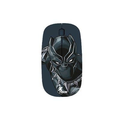 Xtech - XTM-M340BP - Mouse - 2.4 GHz - Wireless - Black - Marvel Black Panther