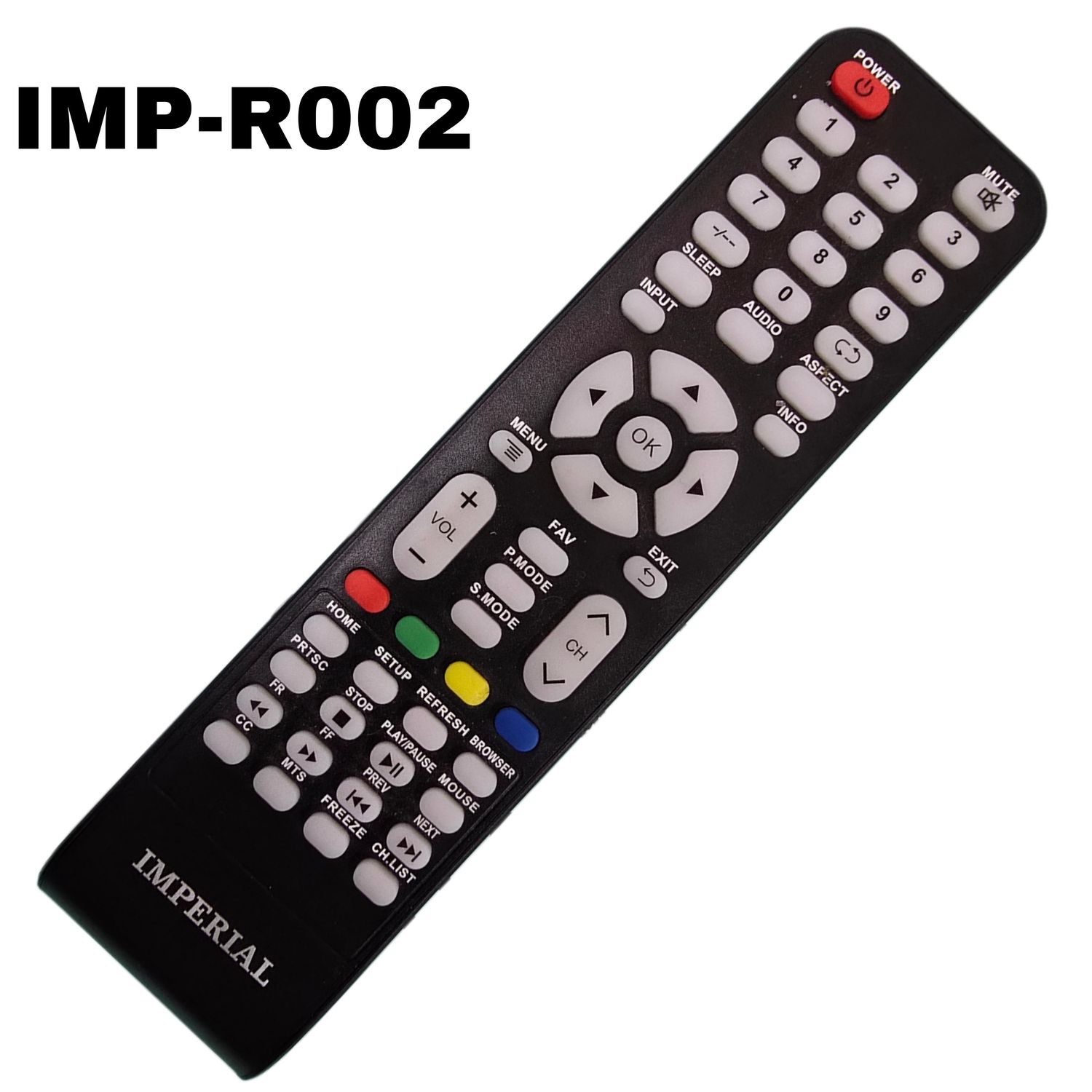 IMPERIAL TV REMOTE IMP-R002