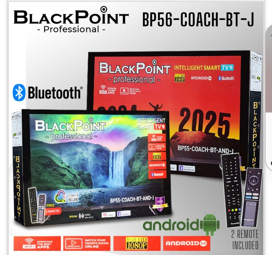 BP56-COACH-BT-J BLACKPOINT SMART TV + VOICE REMOTE -4K TV