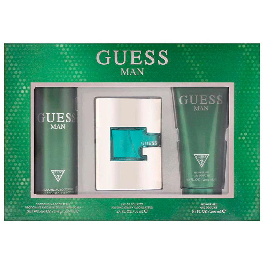 GUESS MAN 3PC SET PERFUME 75ML