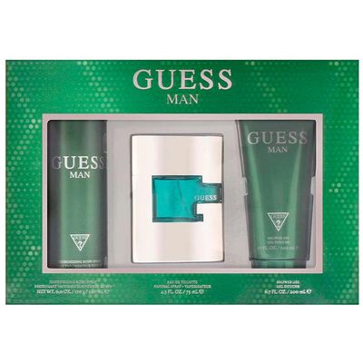 GUESS MAN 3PC SET PERFUME 75ML