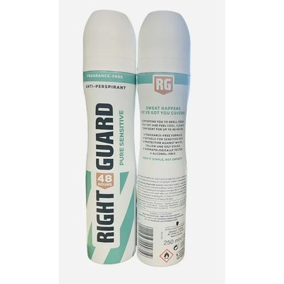 RIGHT GUARD PURE SENSITIVE ANTI-PERSPIRANT 48HRS 250 ML