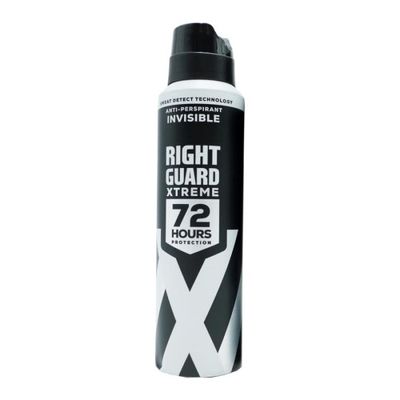RIGHT GUARD XTREME ANTI-PERSPIRANT INVISIBLE 72HRS 150ML