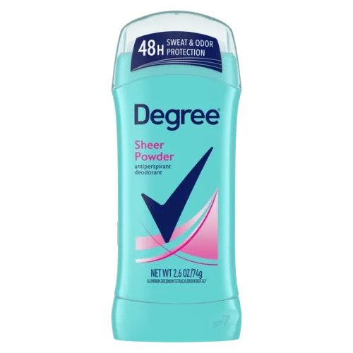 DEGREE DRY PROTECTION SHEER POWDER NET WT 2.6 OZ/74G
