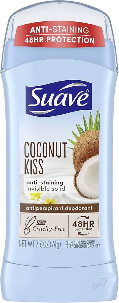 SUAVE COCONUT KISS LRG DEODORANT 2.6OZ