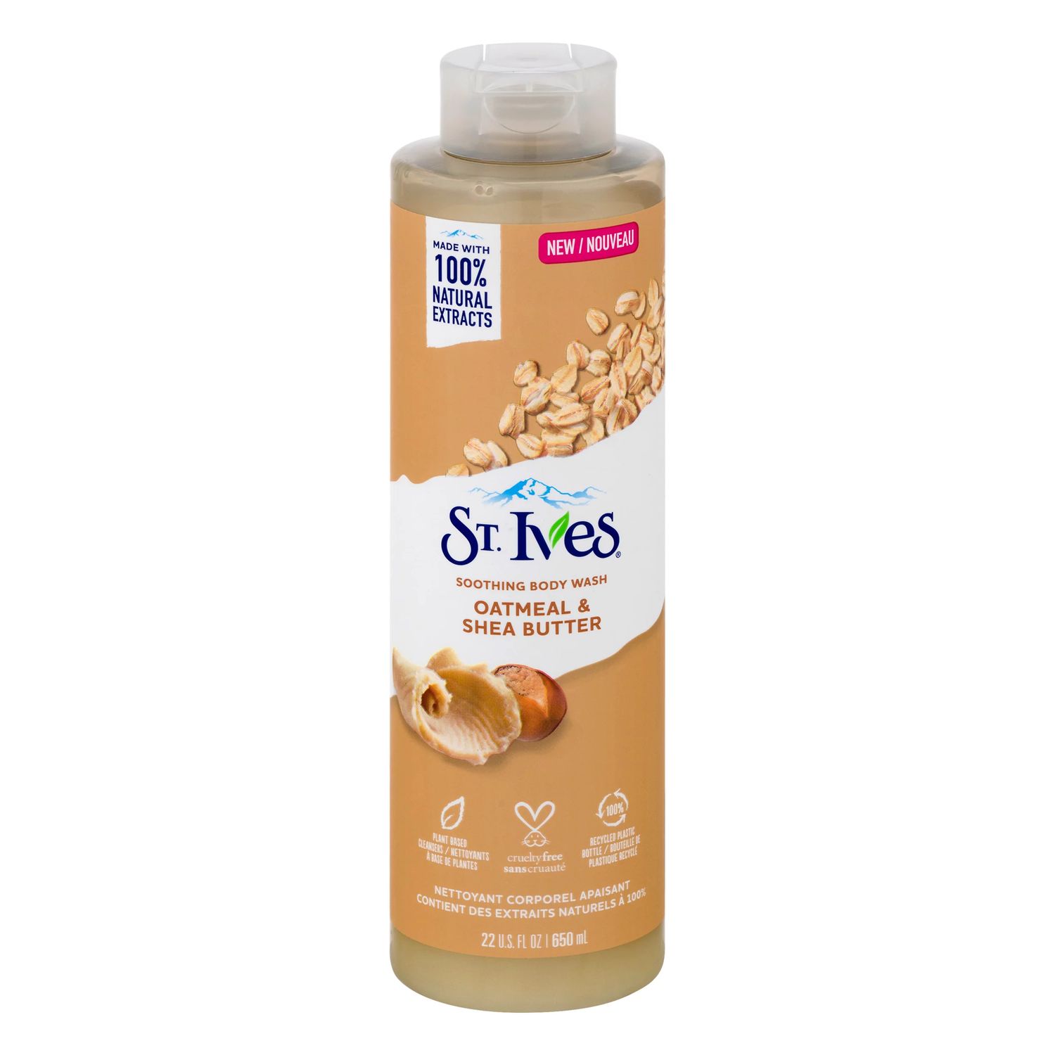 ST IVES OATMEAL &amp; SHEA BUTTER BODY WASH 650ml