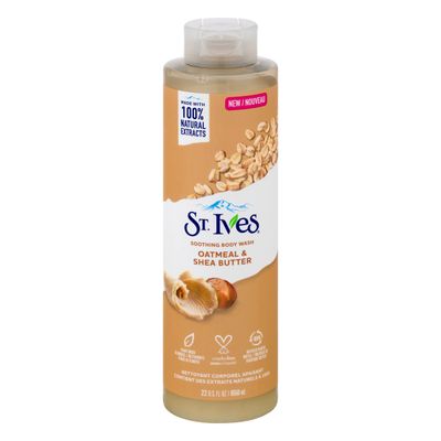 ST IVES OATMEAL &amp; SHEA BUTTER BODY WASH 650ml