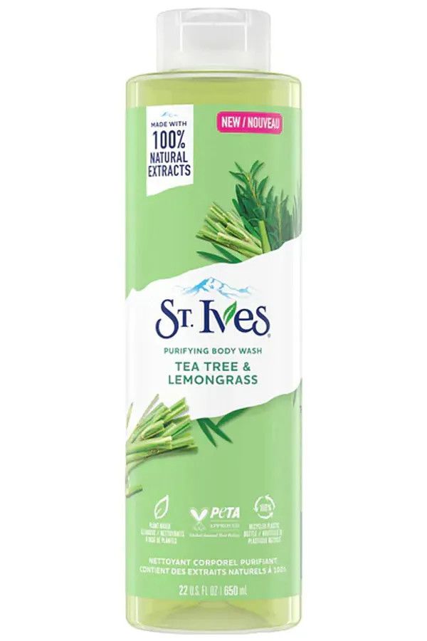 ST IVES TEA TREE &amp; LEMONGRASS  BODY WASH 650ML