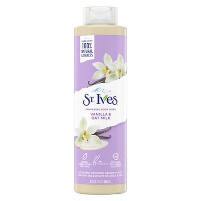 ST IVES VANILLA &amp; OAT MILK BODY WASH 22 US FL OZ / 650ML
