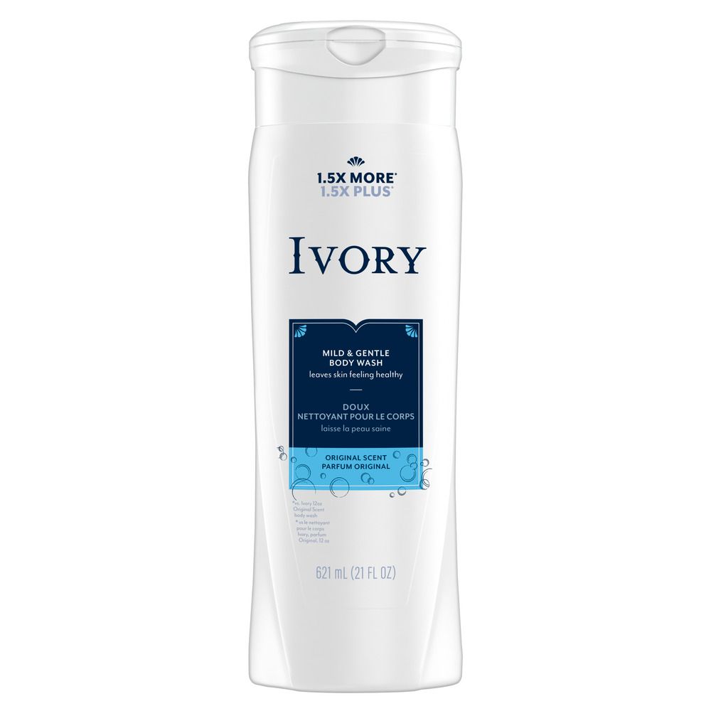 IVORY MILD &amp; GENTLE BODY WASH ORIGINAL SCENT621ML