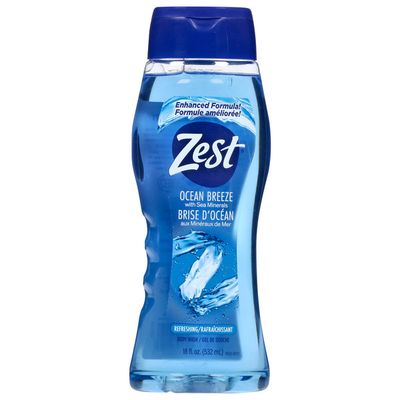 ZEST BODY WASH OCEAN BREEZE 532ML