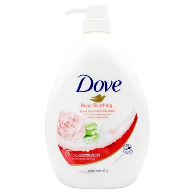 DOVE ROSE SOOTHING BODY WASH 1000ML