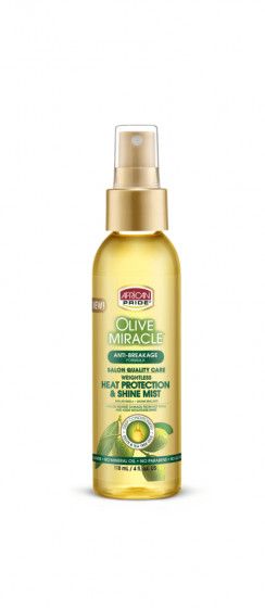 AFRICAN PRIDE  HEAT PROTECTION &amp; SHINE MIST 118ML