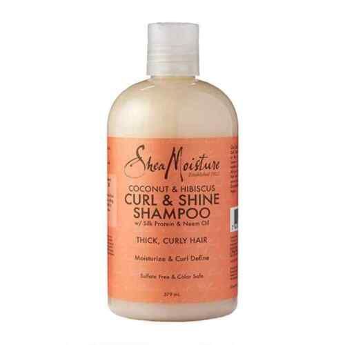 SHEA MOISTURE  COCONUT &amp; HIBISCUS CURL &amp; SHINE SHAMPOO 384ML