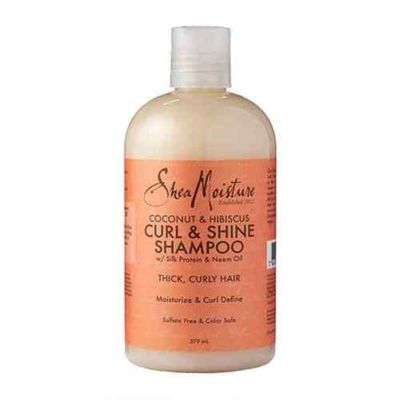SHEA MOISTURE  COCONUT &amp; HIBISCUS CURL &amp; SHINE SHAMPOO 384ML