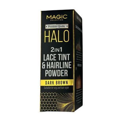 MAGIC COLLECTION 2IN1 LACE TINT &amp; HAIRLINE POWDER MEDIUM BROWN
