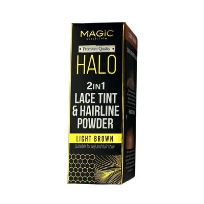 MAGIC COLLECTION 2IN1 LACE TINT &amp; HAIRLINE POWDER LIGHT BROWN