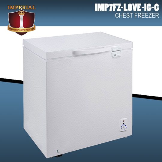IMP7FZ-LOVE-IG-G IMPERIAL FREEZER--INSIDE GLASS --LED --SIL CHEST FREEZER