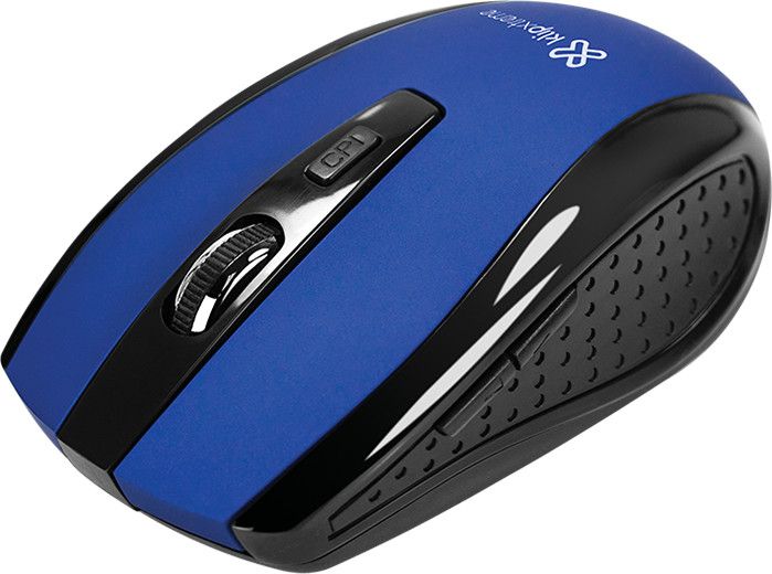 KMW-340BL Klip Xtreme KMW-340 - Mouse - right-handed - optical - 6 buttons - wireless - 2.4 GHz - USB wireless receiver - blue