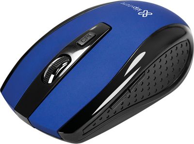 KMW-340BL Klip Xtreme KMW-340 - Mouse - right-handed - optical - 6 buttons - wireless - 2.4 GHz - USB wireless receiver - blue