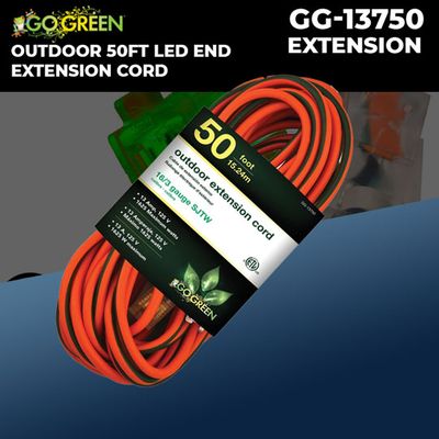 GG-13750 GO GREEN 50FT EXTENSION CORD
