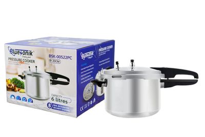 BSK 00522PC BLUESONIK PRESSURE COOKER 20CM  6 LITRES