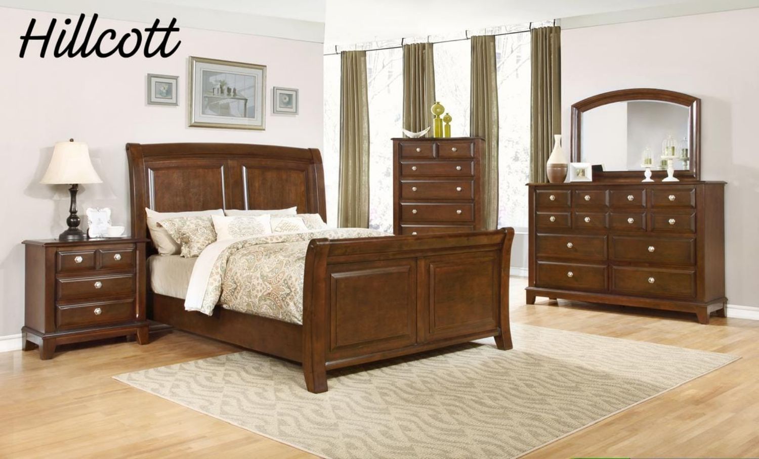 HILLCOTT BEDROOM SETS (KING)