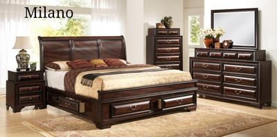 MILANO BEDROOM SETS AVAILABLE ONLY IN (QUEEN)