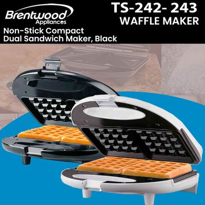 BRENTWOOD WAFFLE MAKER TS-242