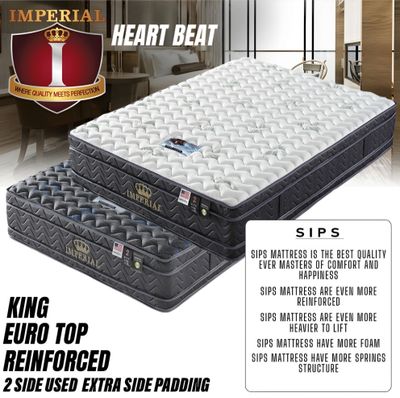 SIPS-BP-KING-DUALET-HEART BEAT-REENFORCED BLACKPOINT MATTRESS
